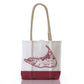 Limited Edition Sea Bag Tote with Rope Handles and Nantucket Map