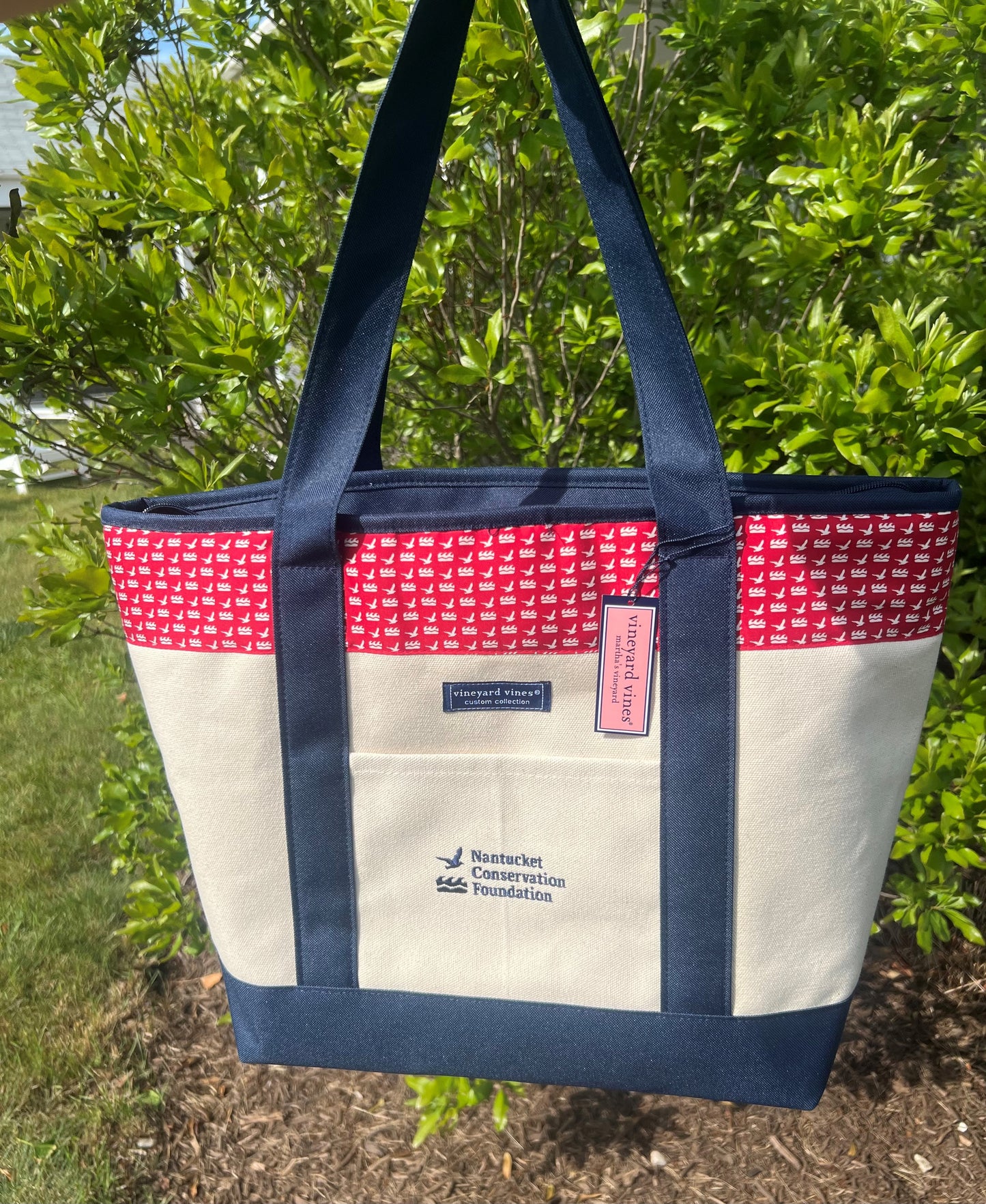 NCF Vineyard Vine Cooler Tote in Canvas