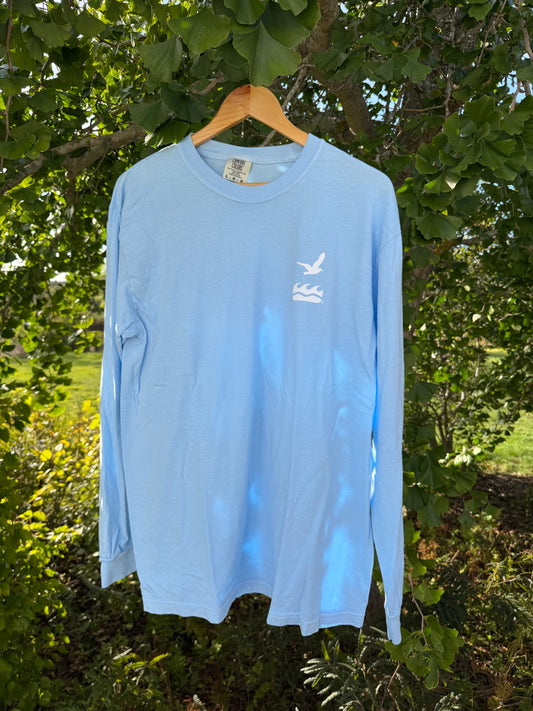 Hydrangea Long Sleeve Comfort Colors T-Shirt -NEW COLOR!