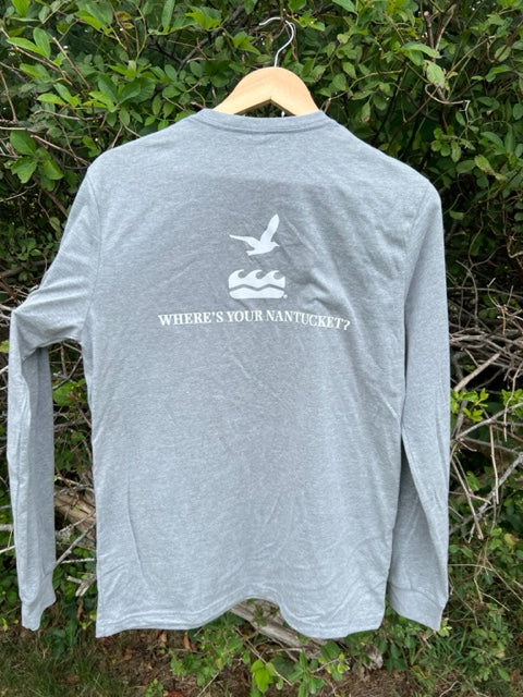 Long Sleeve T-shirt with NCF Properties listed on Front and Logo on Back