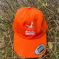 Baseball Hat in Blaze Orange with NCF logo