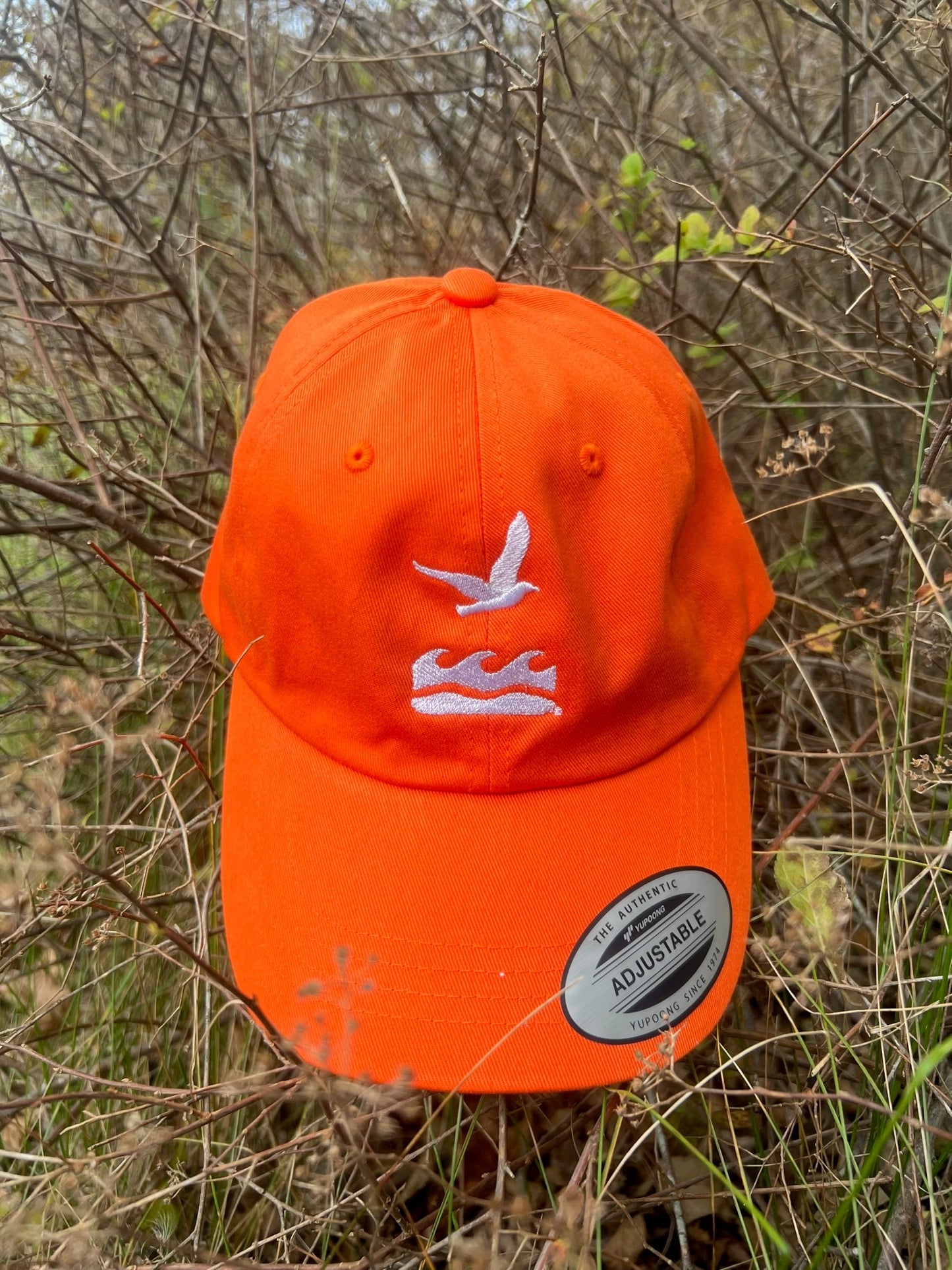 Baseball Hat in Blaze Orange with NCF logo