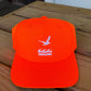 Baseball Hat 6-panel in Blaze Orange with NCF logo