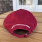 Baseball Hat in Cranberry with White NCF logo
