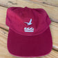 Baseball Hat in Cranberry with White NCF logo