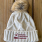 White Winter Pom Pom Beanie