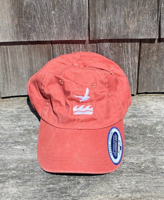 Baseball Hat in Island Red with White NCF Logo