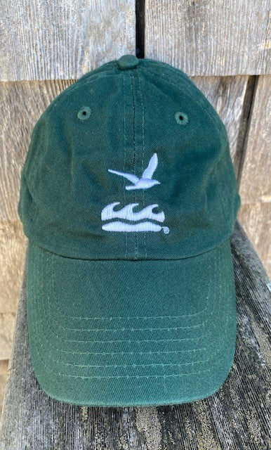 Baseball Hat in Hunter Green with White NCF Logo