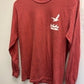 Long Sleeve T-shirt in Island Red